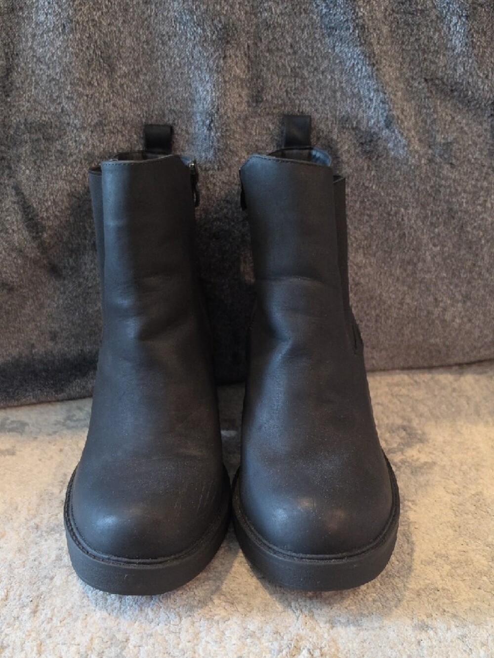 Torrid Black Women's Platform Ankle Boots - Classic Chunky Heel - Picture 3 of 6